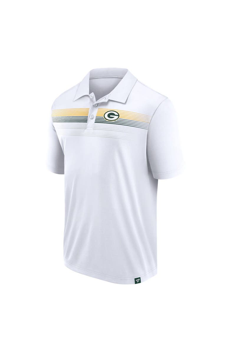 FANATICS Men's Fanatics Branded White Green Bay Packers Victory For Us Interlock Polo, Alternate, color, 