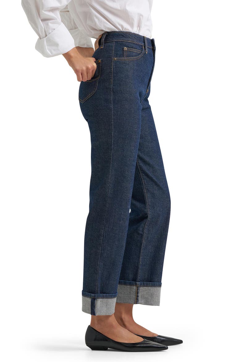 Marilyn High Waist Straight Leg Jeans, Alternate, color, RINSE