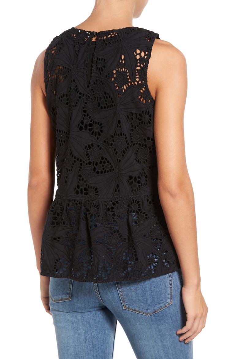 LACE TANK, Alternate, color, BLACK LACE