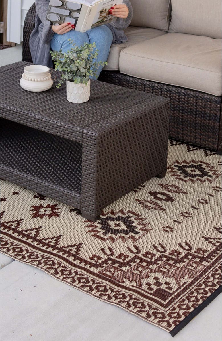 Mad Mats Apache Cream & Brown, Alternate, color, Cream And Brown