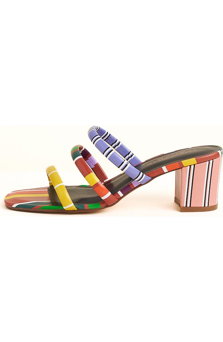 Charlotte Stone Belle Mismatch Slide Sandal, Alternate, color,