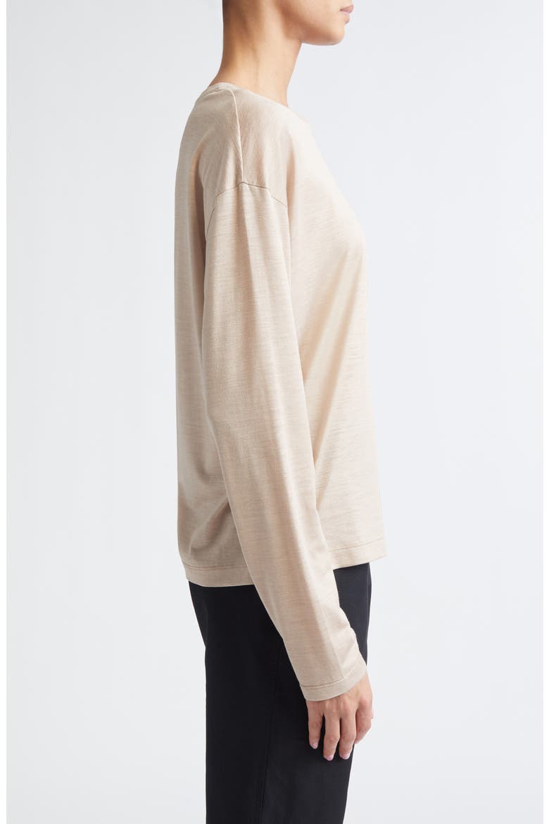 Myrtle Long Sleeve Modal & Cashmere T-Shirt, Alternate, color, BLUSH