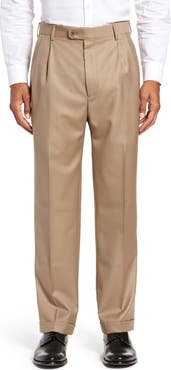 Zanella Bennett Straight Leg Pleated Dress Pants