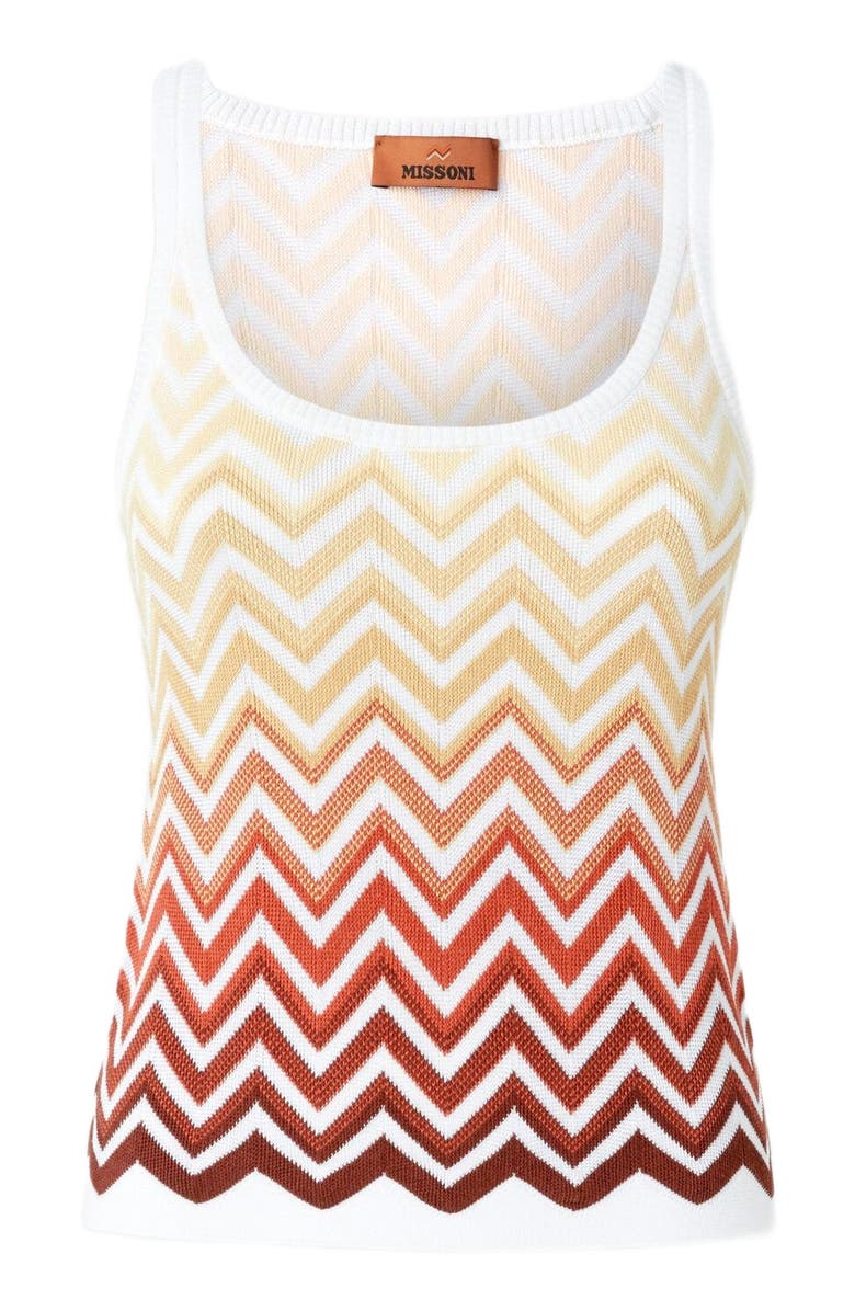Missoni Cotton And Viscose Chevron Dégradé Basket, Alternate, color, 