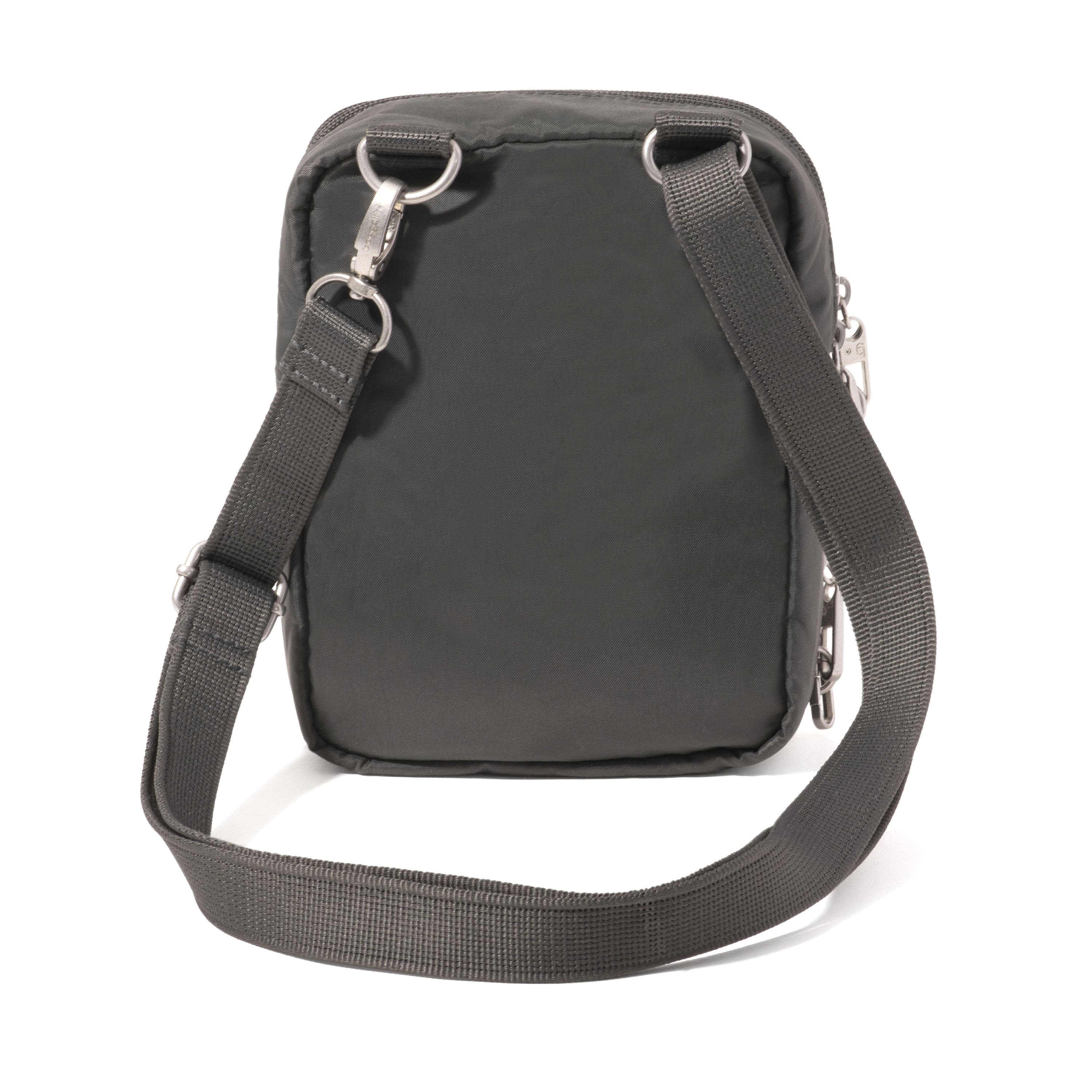 Securtex Classic Anti-Theft Mini Everything Crossbody, Alternate, color, CHARCOAL