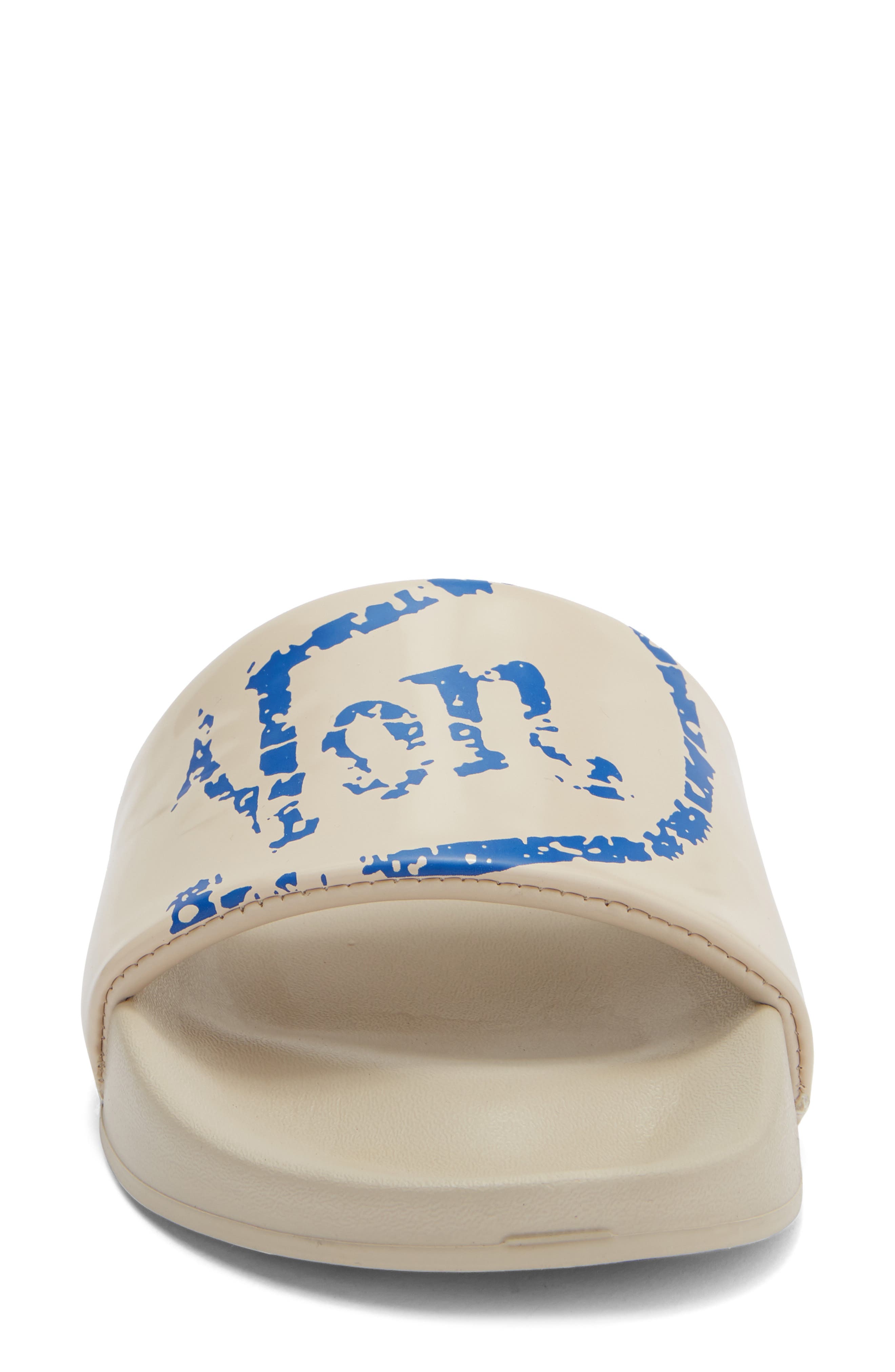 Von Dutch Vandal Slide Sandal, Alternate, color, Cream Blue