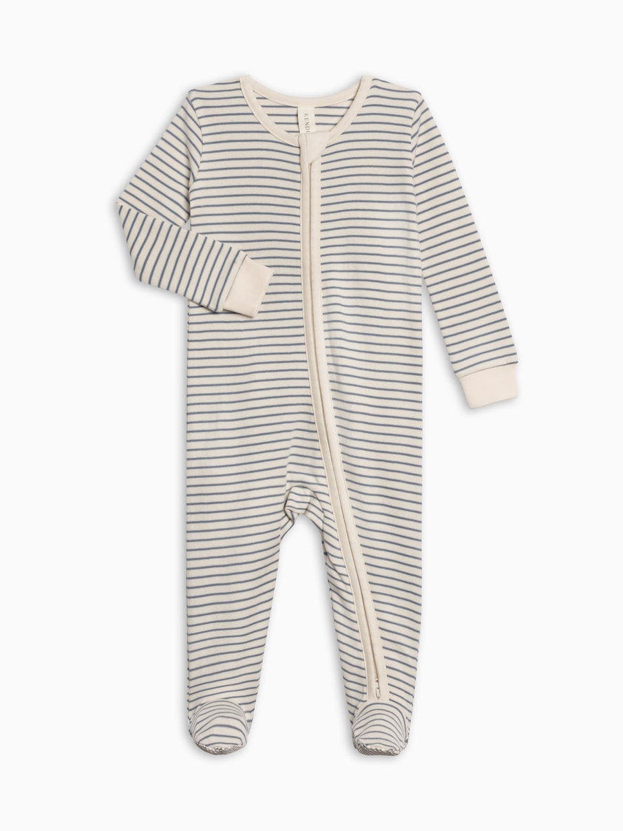 Bay Stripe / Ivory + Sea