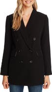 CeCe Double Breasted Twill Blazer