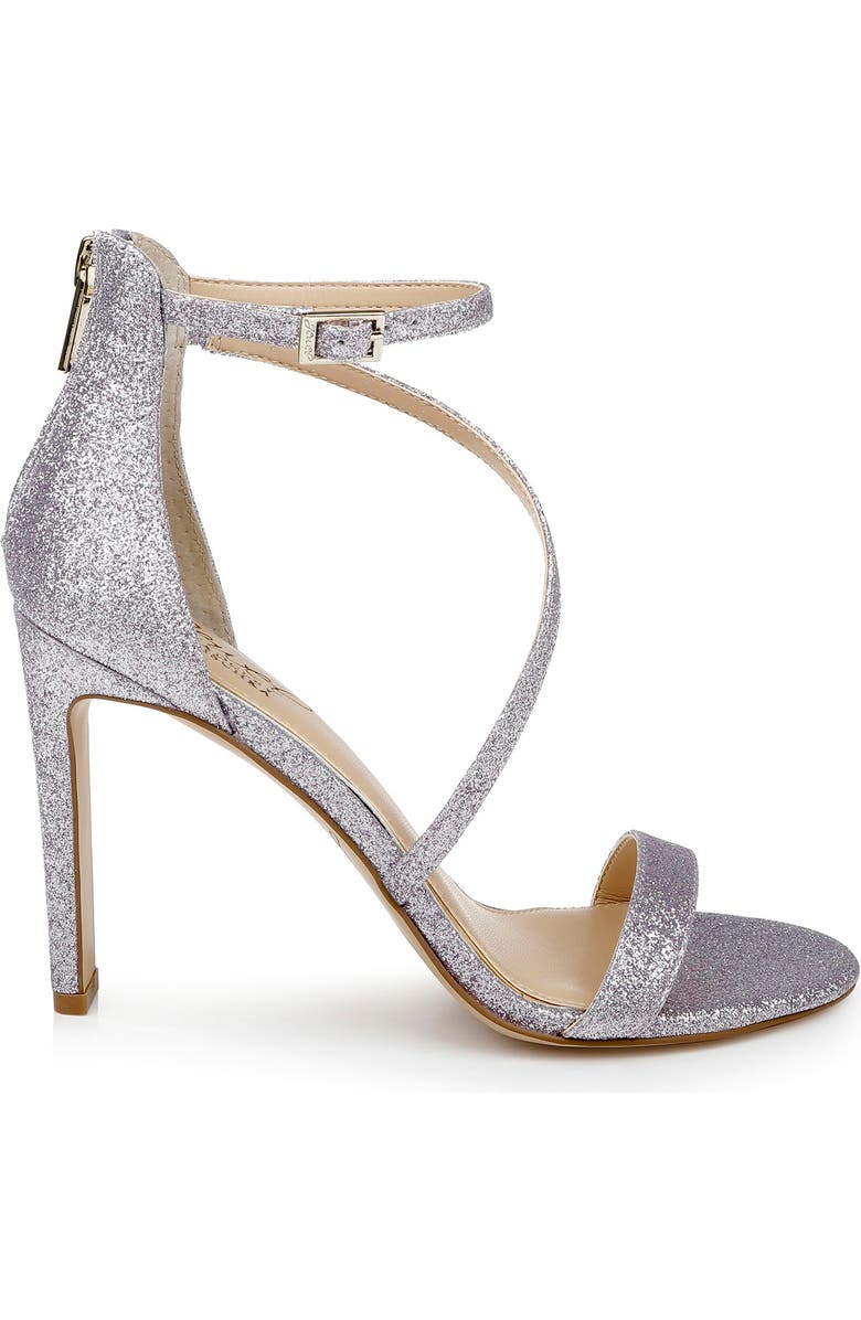 Jewel Badgley Mischka Diana Strappy Sandal, Alternate, color, Lilac