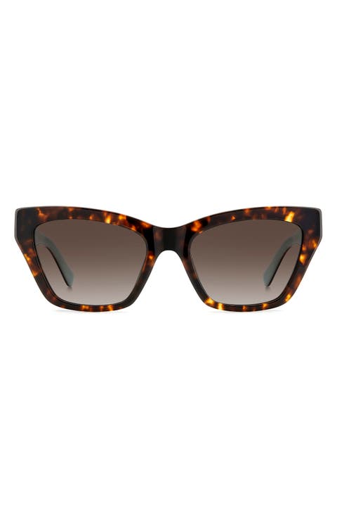 fay 54mm gradient cat eye sunglasses