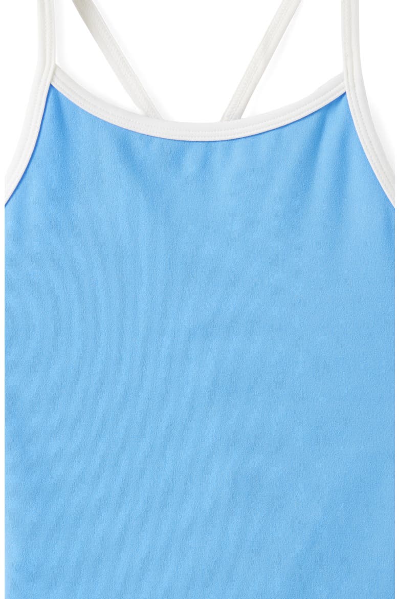 Kid's Soft Stretch Active Cross Back Tank, Alternate, color, Blue Bonnet
