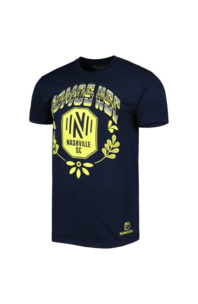 Mitchell & Ness Men's Mitchell & Ness Navy Nashville SC Serape T-Shirt, Alternate, color, Navy