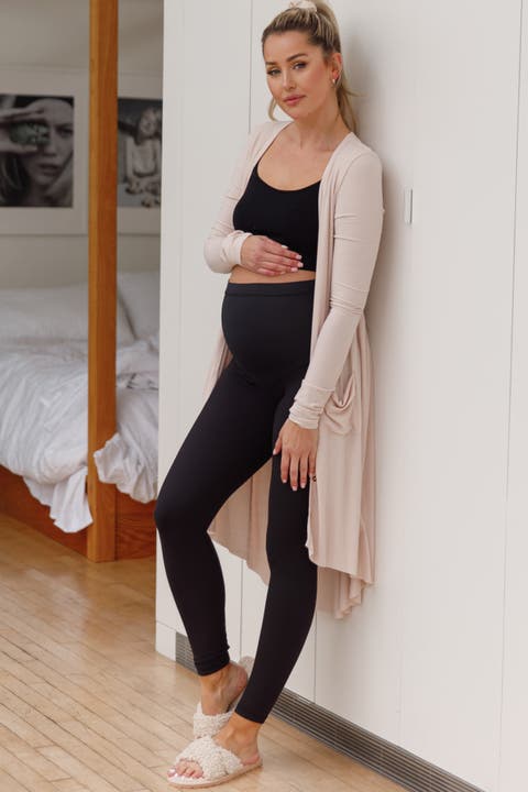 Solid Basic Maternity Leggings