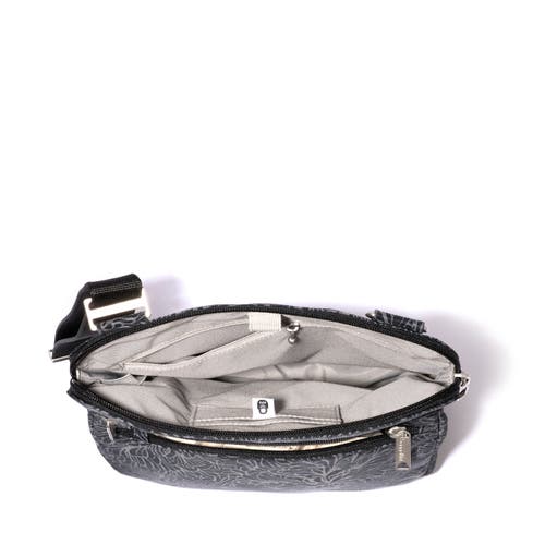 Baggallini Securtex Anti-theft Large Crossbody Bag In Purple