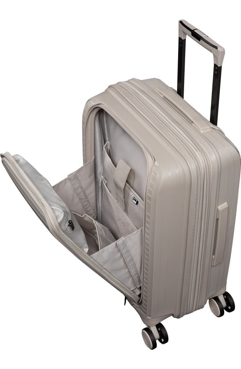 IT LUGGAGE Spontaneous 22-Inch Hardside Checked Expandable Spinner, Alternate, color, Feather Gray