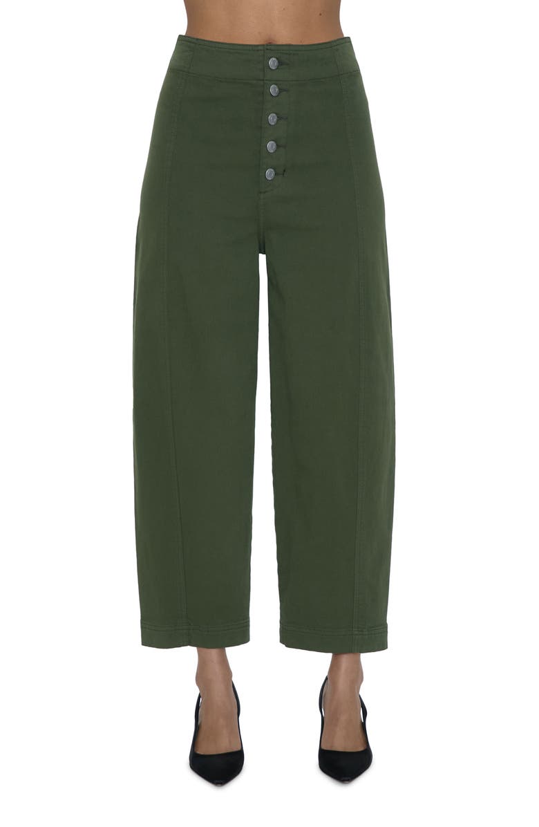 Pistola Suki High Waist Ankle Wide Leg Jeans, Main, color, Admiral