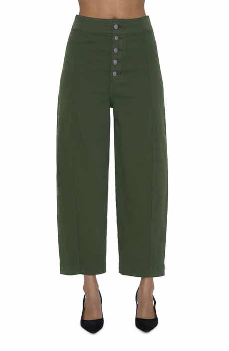 Pistola Suki High Waist Ankle Wide Leg Jeans