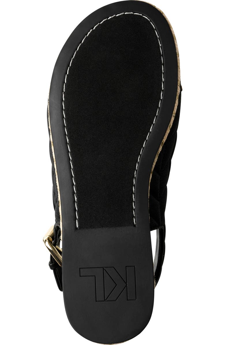 KARL LAGERFELD PARIS Charlay Rue Pins Slingback Sandal, Alternate, color, Black