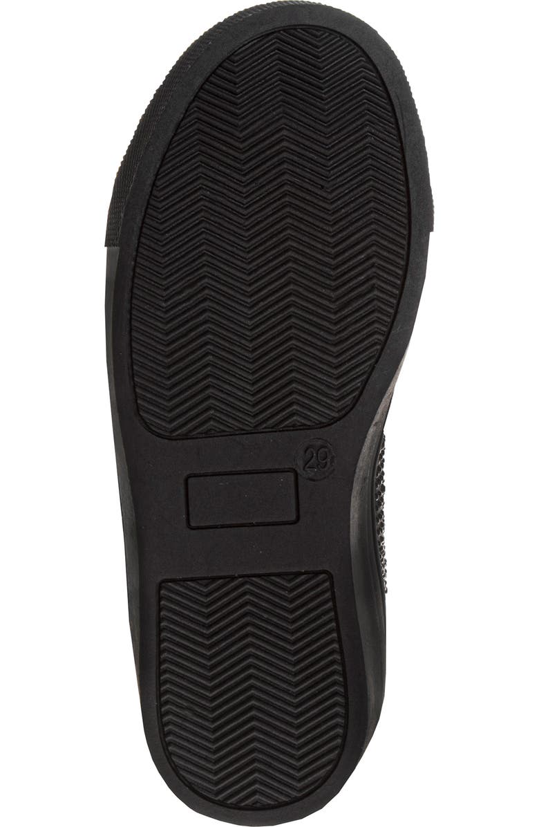 BADGLEY MISCHKA Kids' Rhinestone Sneaker, Alternate, color,