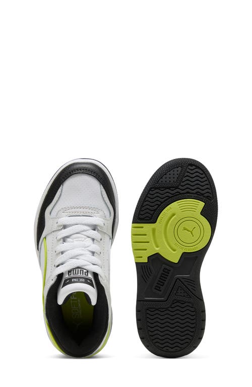 Puma Kids' Rebound Retro Low Top Sneaker In White
