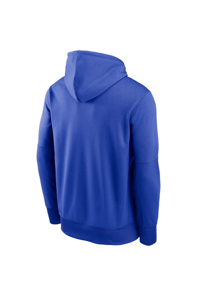 Men's Nike Royal Los Angeles Rams Primary Logo Therma Performance Pullover Hoodie, Alternate, color, Royal