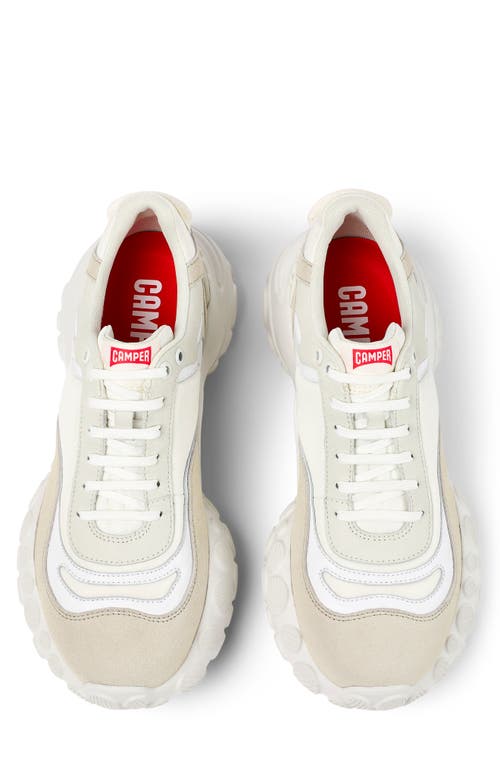 Camper Pelotas Mars Multi-paneled Sneakers In Ivory Multi