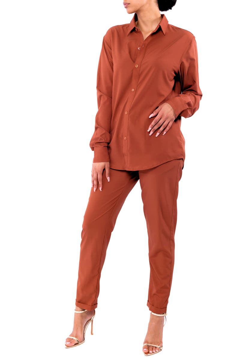 Dai Moda Autumn Straight Leg Pants, Alternate, color, 