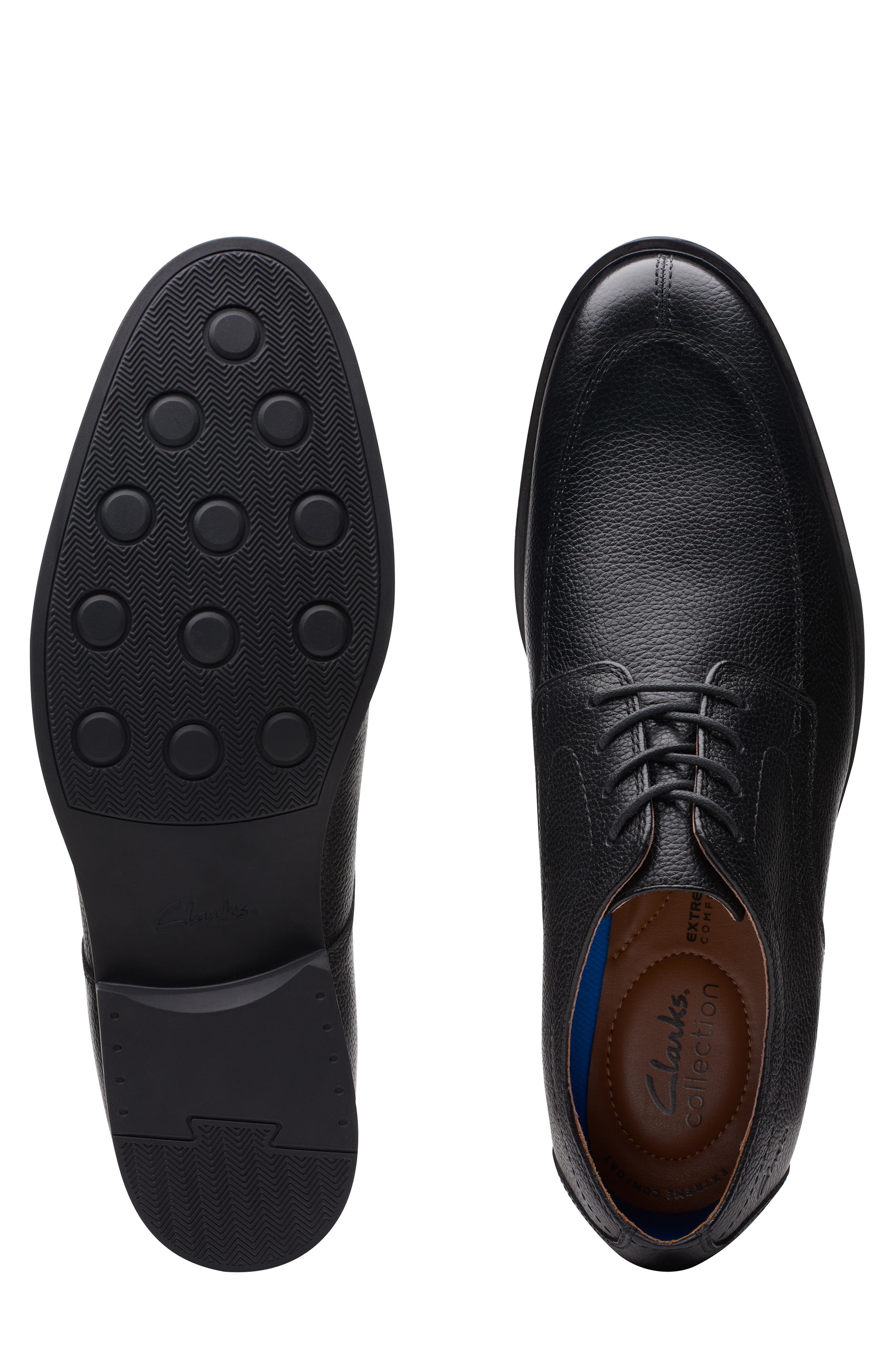Whiddon Pebbled Leather Derby, Alternate, color, BLACK TUMBLED