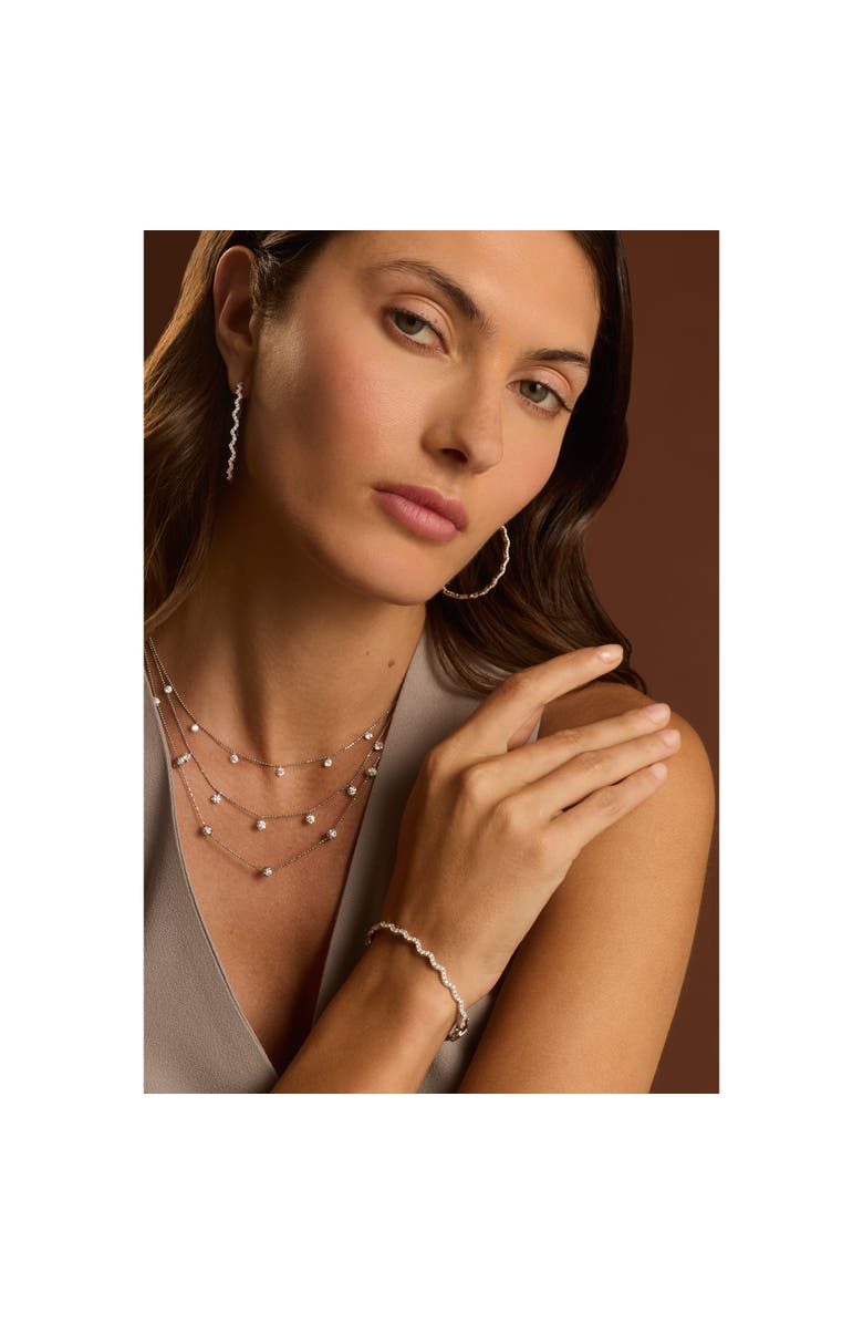 Graziela Rio Diamond Outside Hoop Earrings, Alternate, color, Yellow Gold