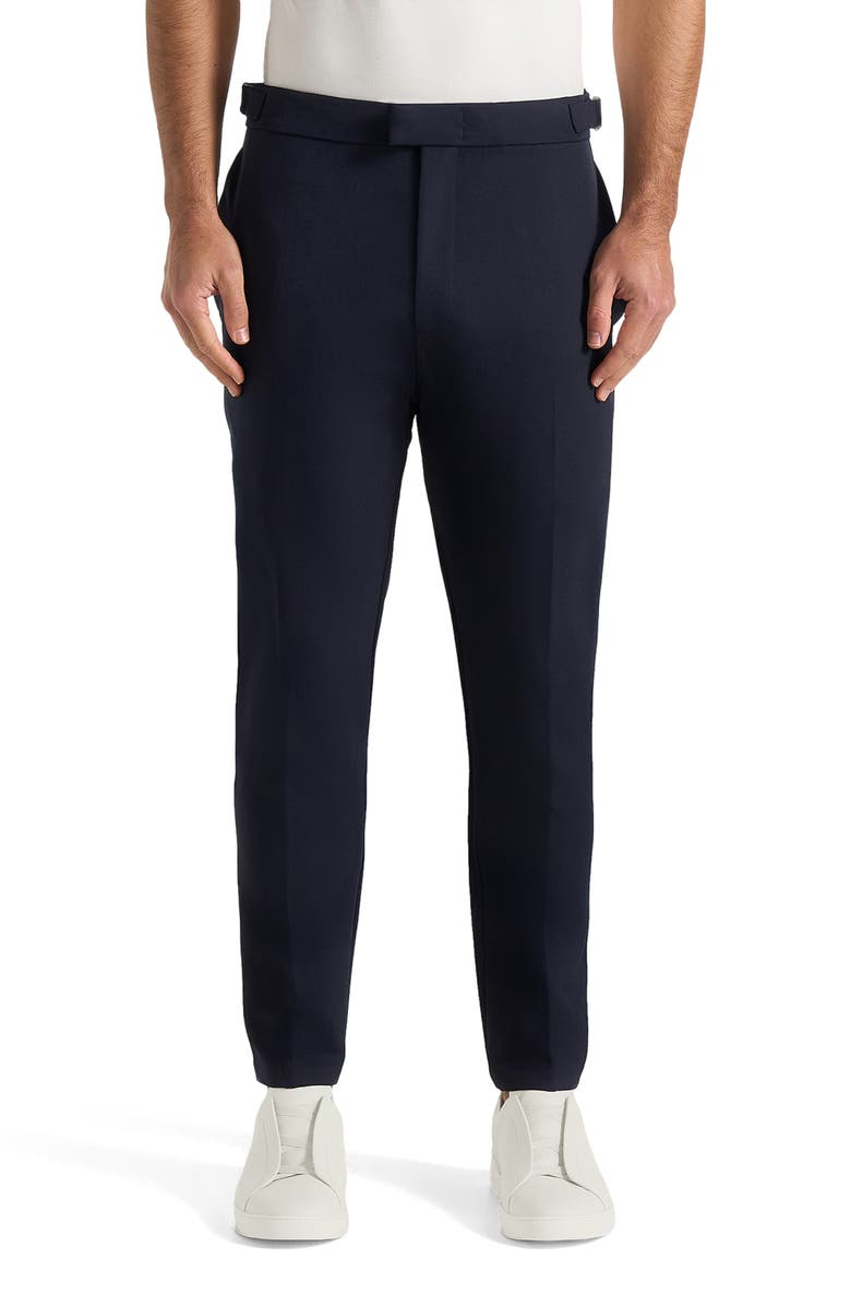 Manière De Voir Aiden Slim Fit Stretch Trousers, Main, color, Navy
