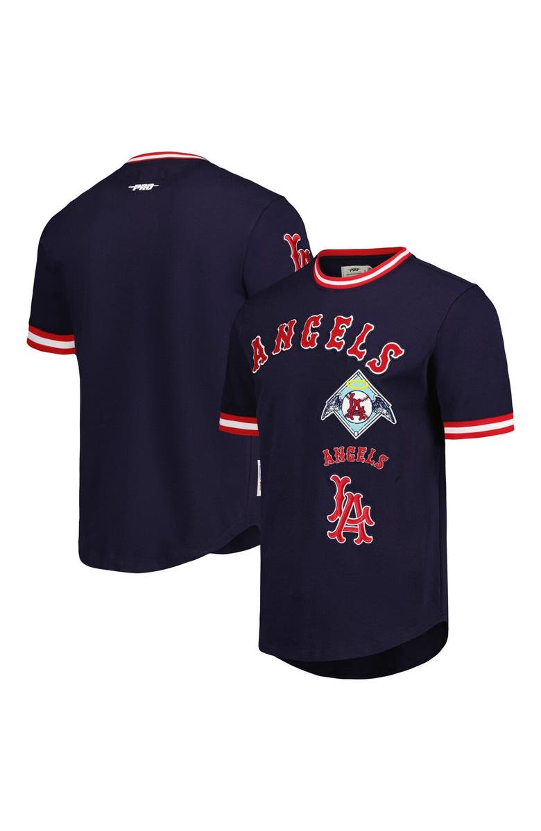 PRO STANDARD Men's Pro Standard Navy Los Angeles Angels Cooperstown Collection Retro Classic T-Shirt, Main, color, Navy