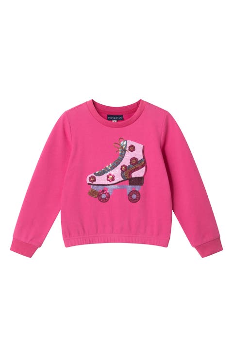 Kids' Print Sequin Graphic Sweatshirt