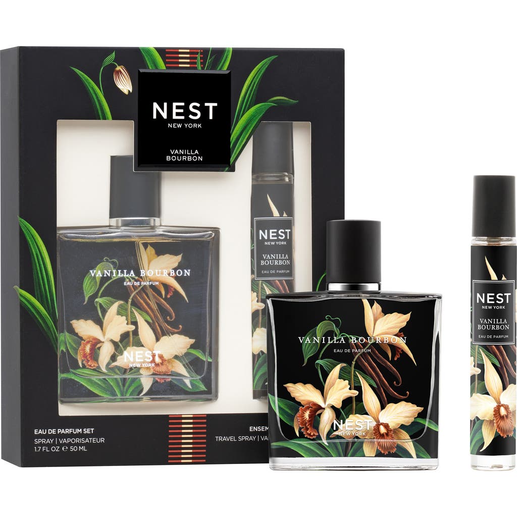Nest New York Bourbon Vanilla Eau De Parfum Duo $124 Value In Transparent
