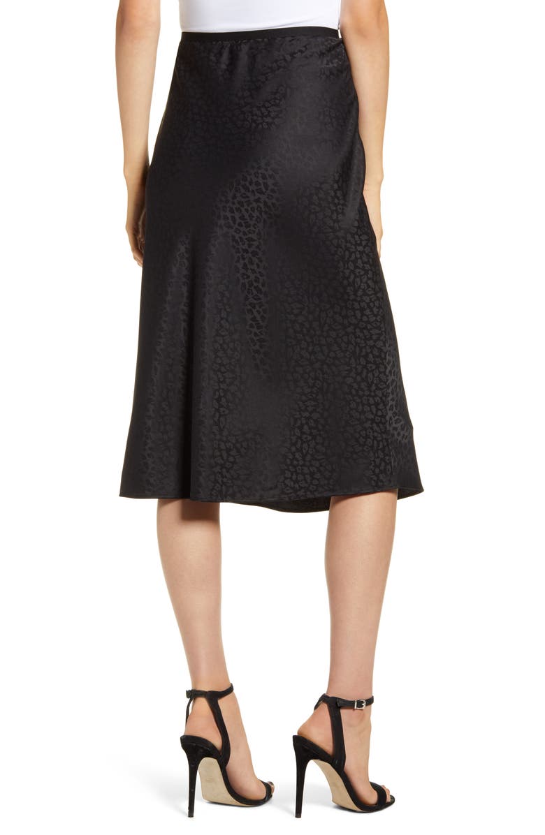 Chelsea28 Bias Jacquard Skirt, Alternate, color,