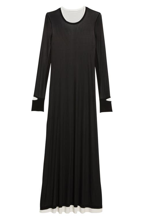 Helmut Lang Mehrlagiges Maxikleid Aus Cupro