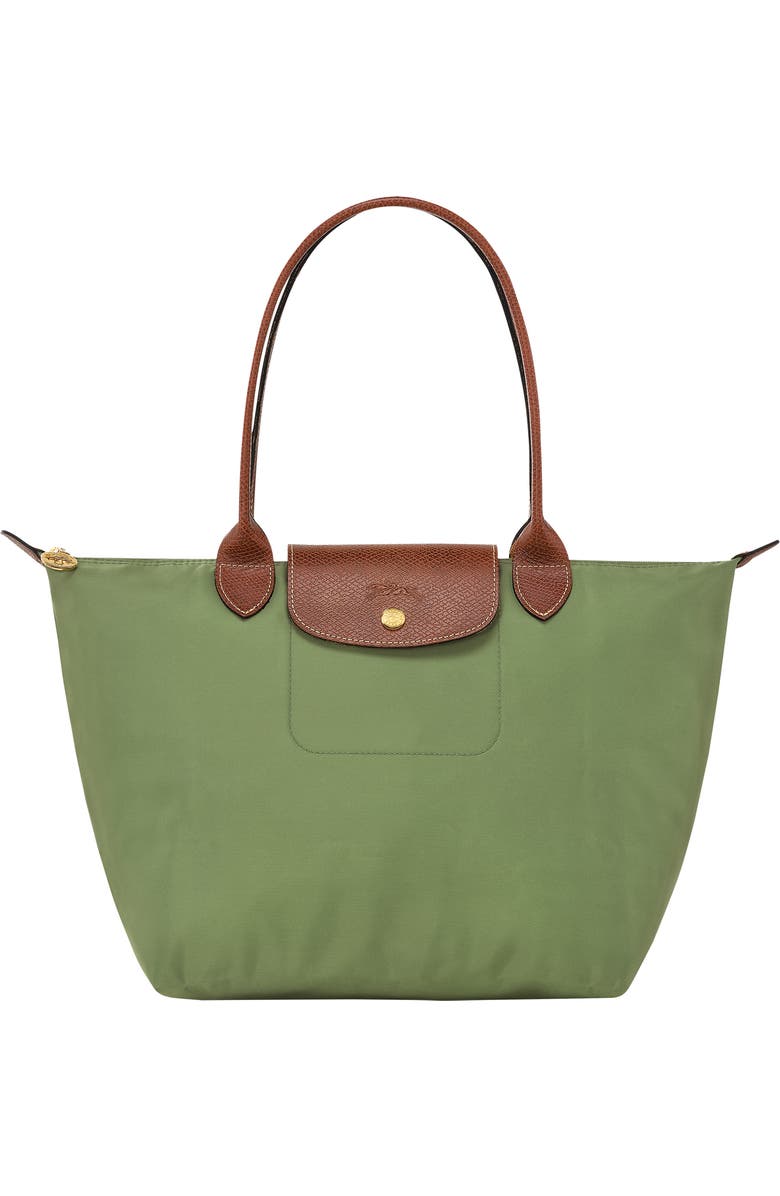 Longchamp Medium Le Pliage Nylon Shoulder Tote, Main, color, Lichen