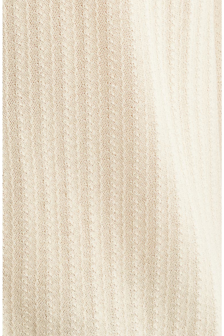 Nalo 6561 Short Sleeve Knit Cotton Button-Up Shirt, Alternate, color, IVORY