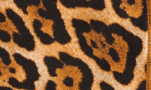 Clifton Wilson Leopard Print Silk Pocket Square
