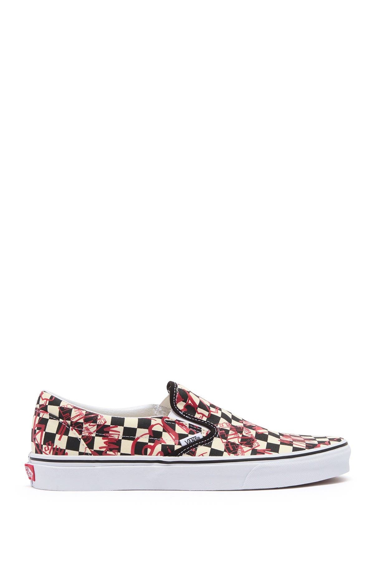 Vans Check Print Crew Classic Crew Slip-On Sneaker, Alternate, color, 