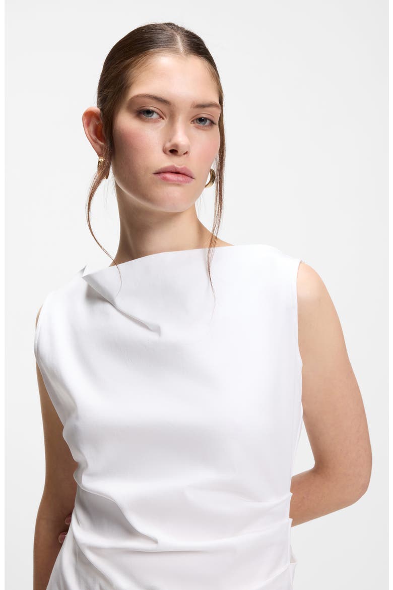 Emiaka Sleeveless Cowl Neck Top, Alternate, color, BRIGHT WHITE
