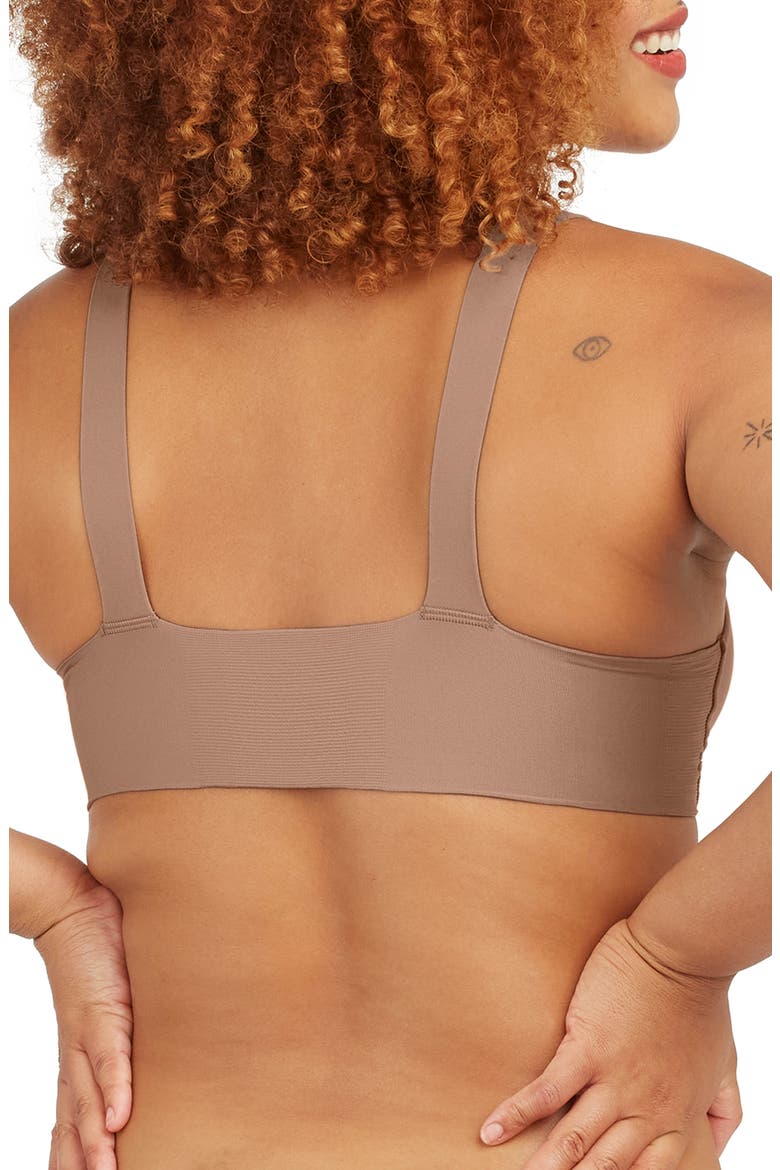 Bra-llelujah!® Unlined Bralette, Alternate, color, CAFE AU LAIT