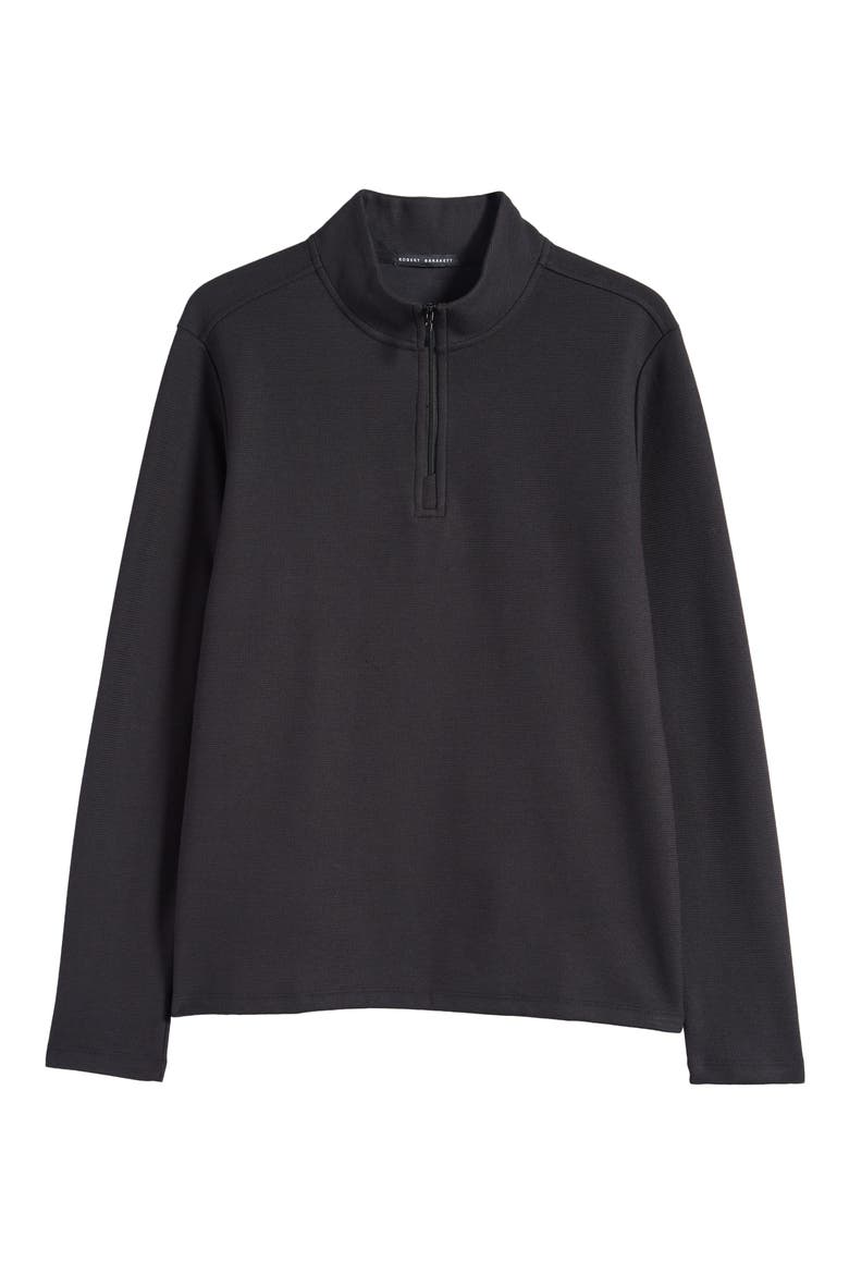 Karuna Half Zip Pullover, Alternate, color, BLACK