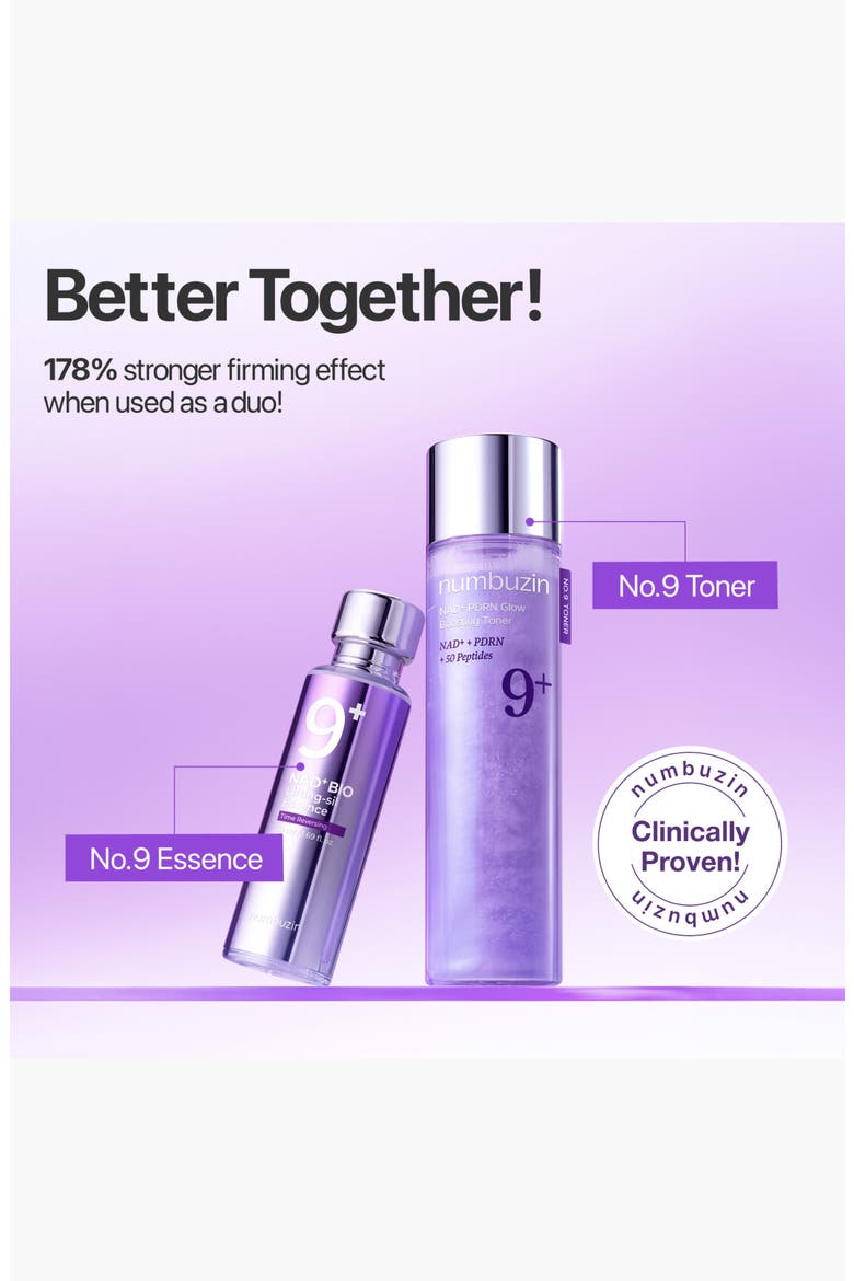 No.9 NAD+ PDRN Glow Boosting Toner, Alternate, color, NO COLOR