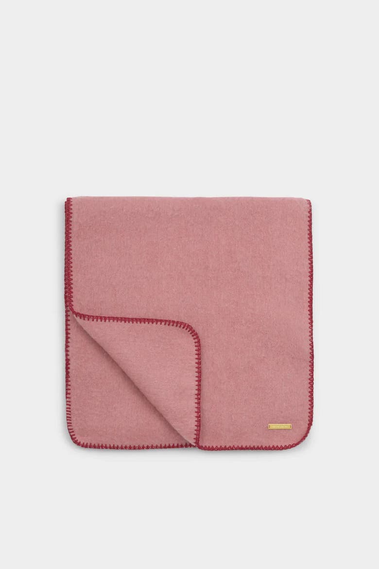 Whipstitch Scarf in Dusty Pink, Main, color, Dusty Pink
