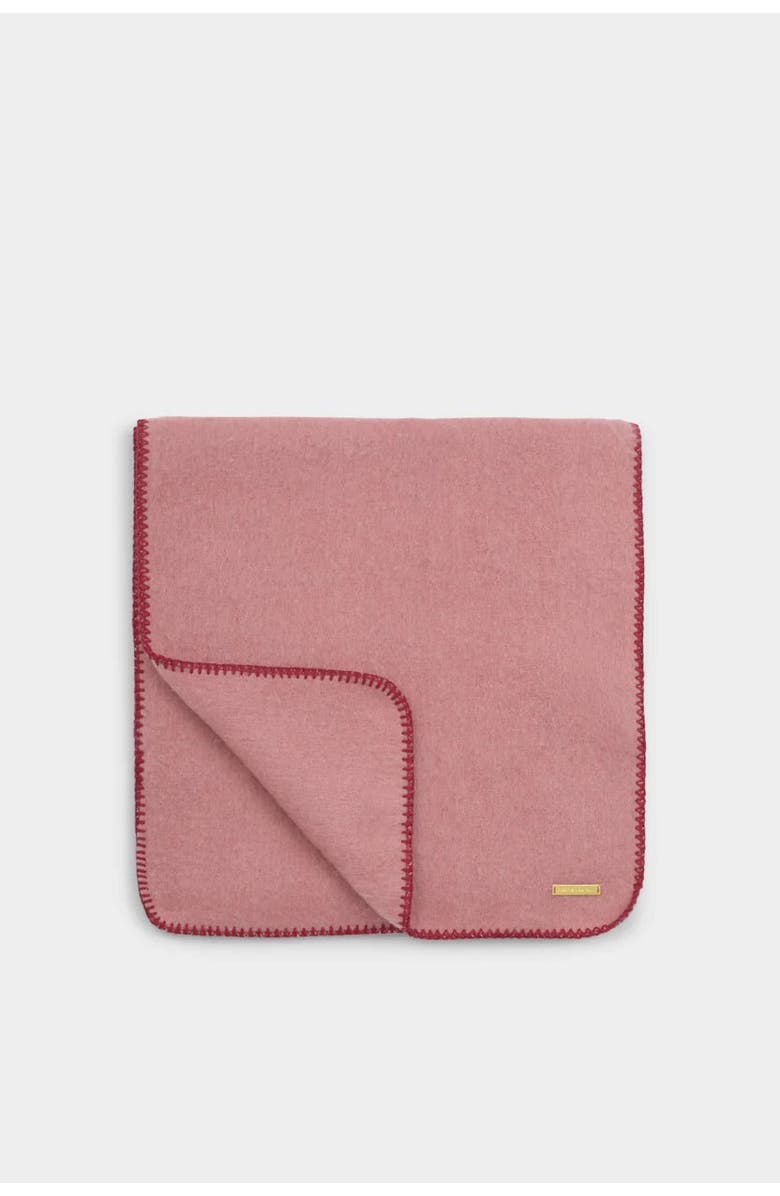Katie Loxton Whipstitch Scarf in Dusty Pink, Main, color, Dusty Pink