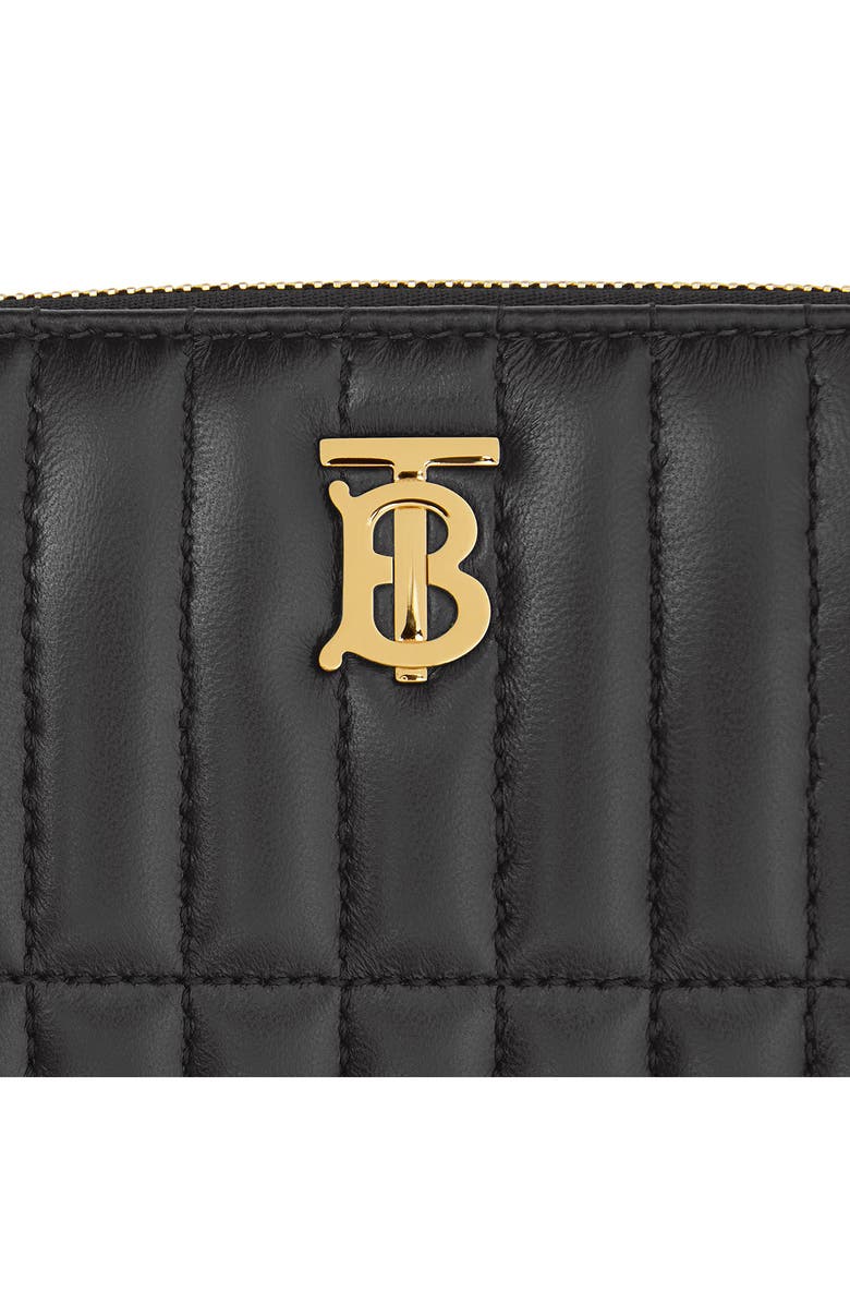 Burberry Lola Quilted Leather Wallet, Alternate, color, 