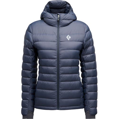 Black Diamond Access Down Hoodie In Blue