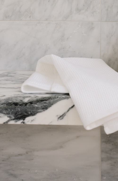 Cozy Earth 2-pack Waffle Hand Towel In White