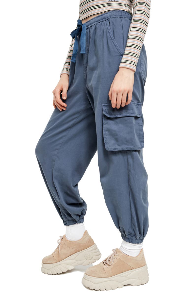 BDG Urban Outfitters Raff Elastic Cuff Cotton Cargo Pants, Alternate, color,