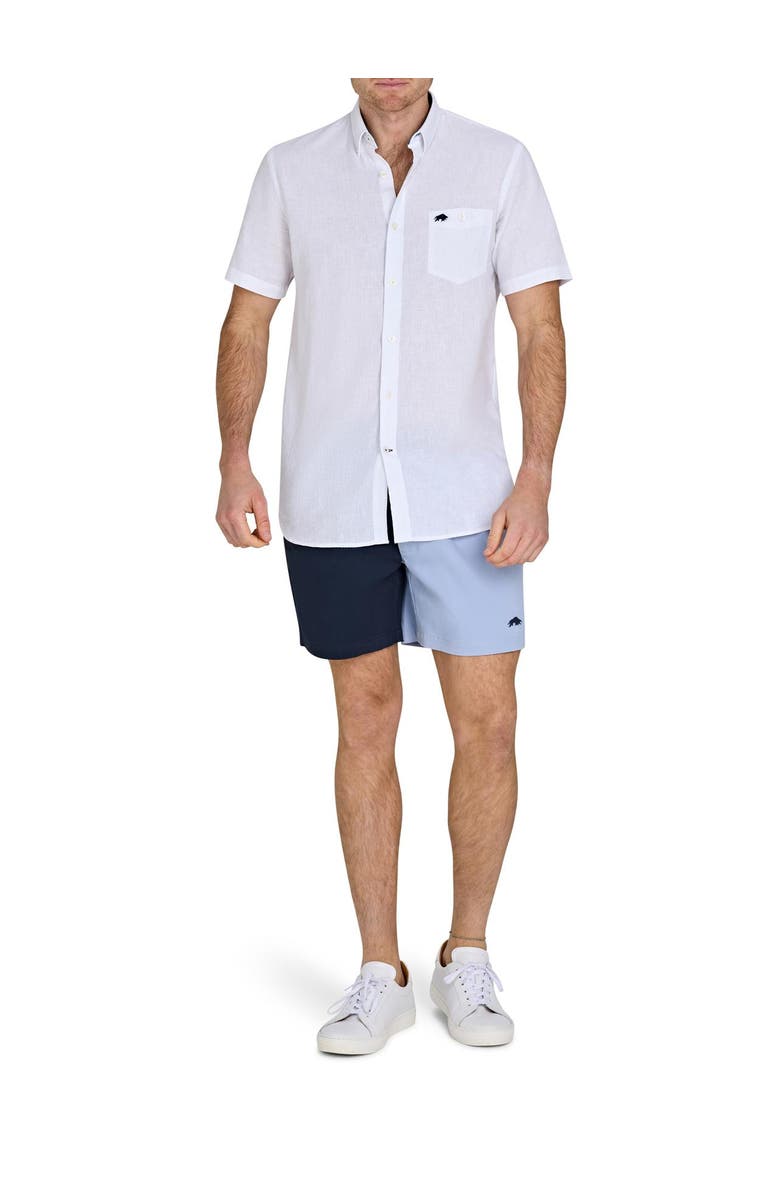 Raging Bull Harlequin Shorts, Alternate, color, Sky Blue